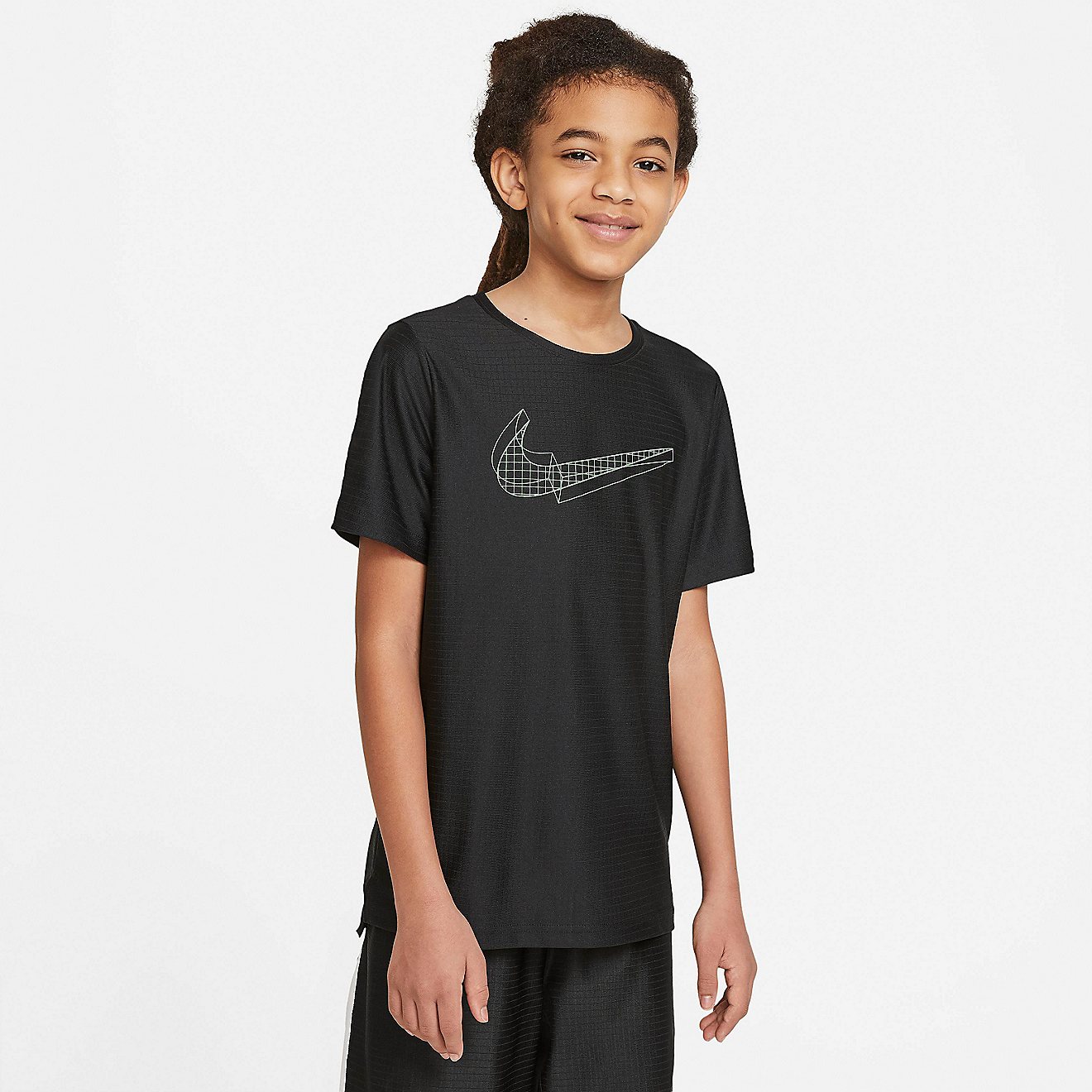 Nike Boys' BRTHE Graphic Short Sleeve Training T-shirt                                                                           - view number 2