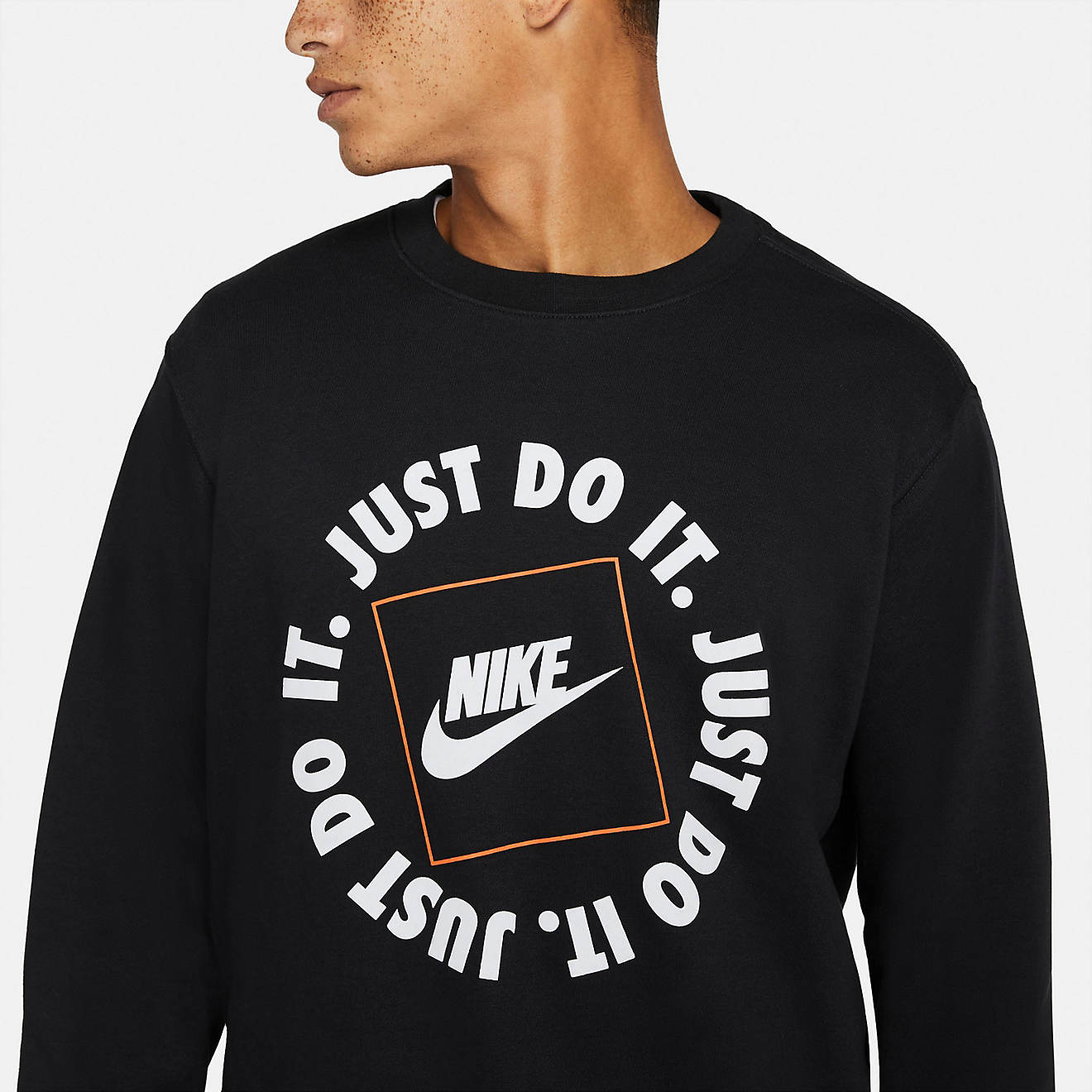 Nike Men's Sportswear JDI Fleece Crew Pullover Sweatshirt | Academy
