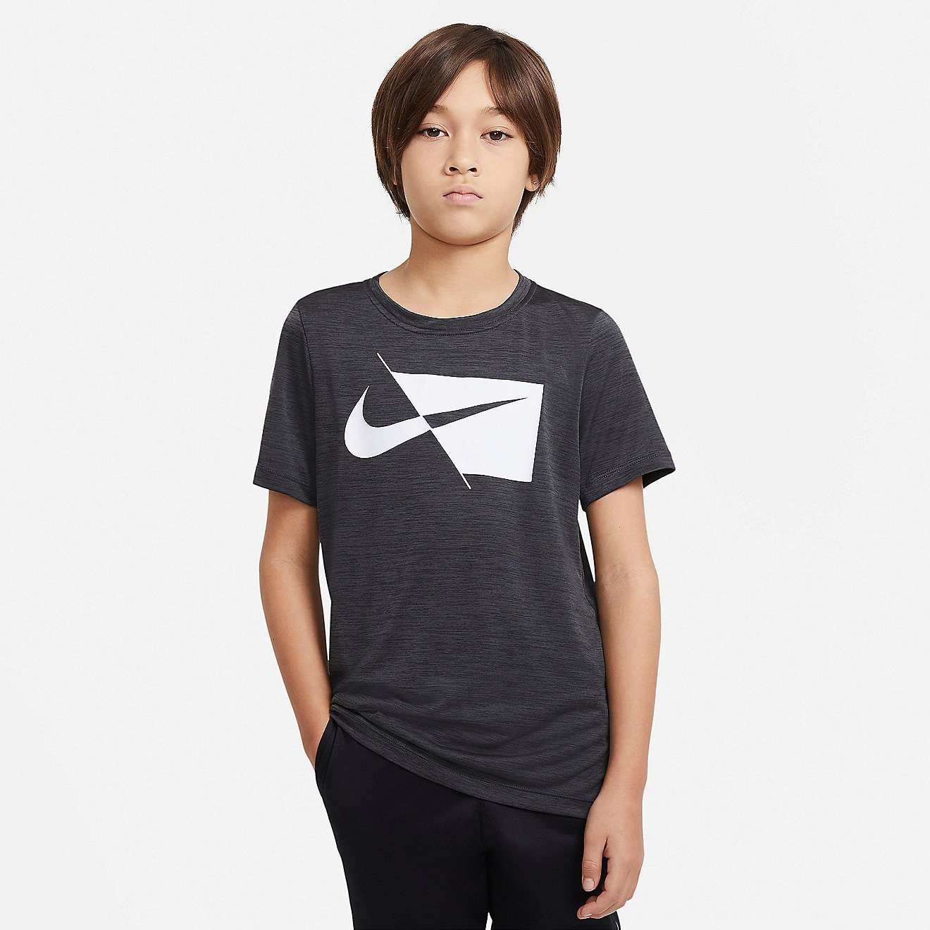Nike Boys' Dri-FIT Short Sleeve Training T-shirt                                                                                 - view number 2