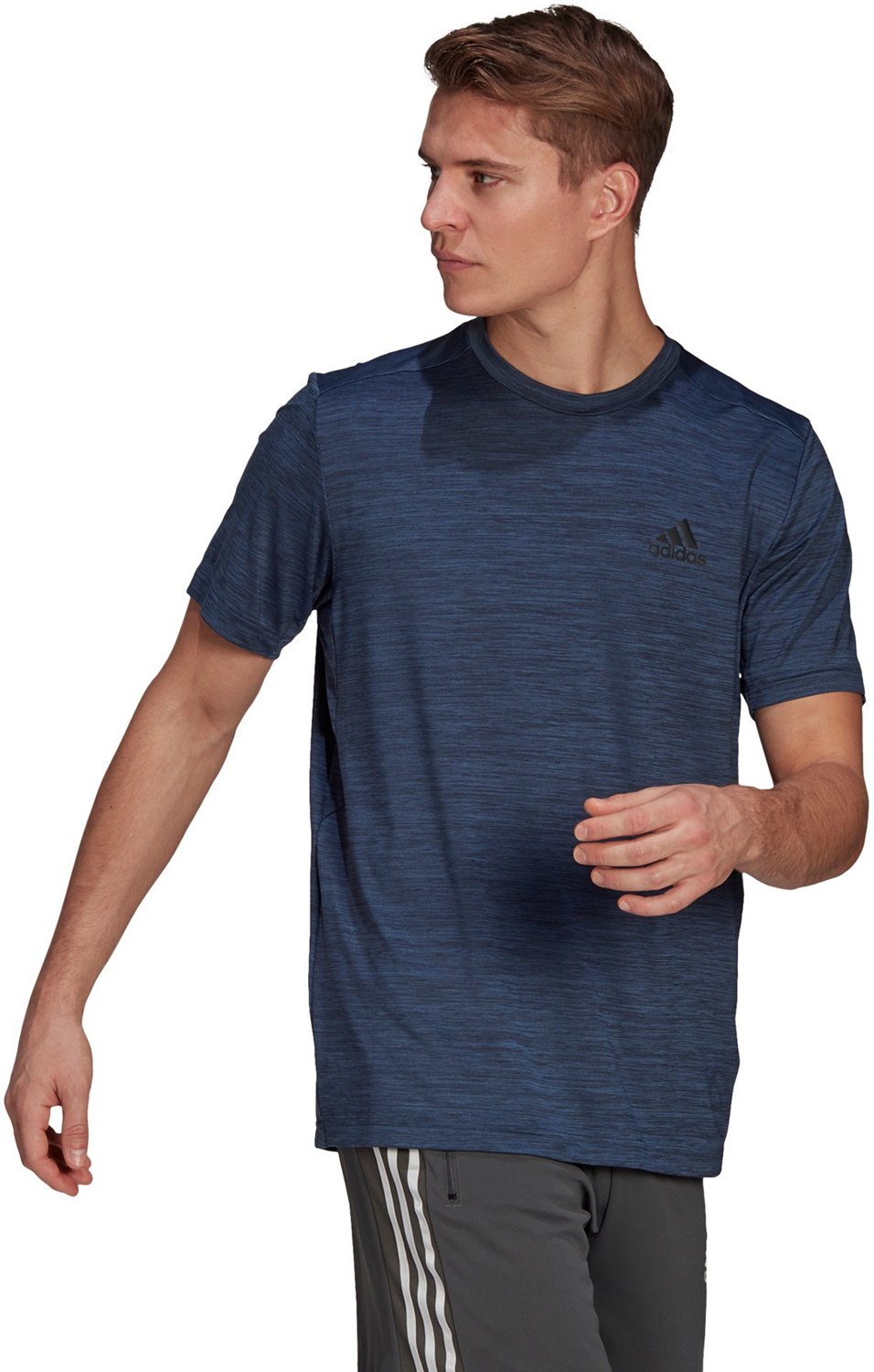 Adidas Men's AEROREADY Designed 2 Move Sport Stretch Short Sleeve T