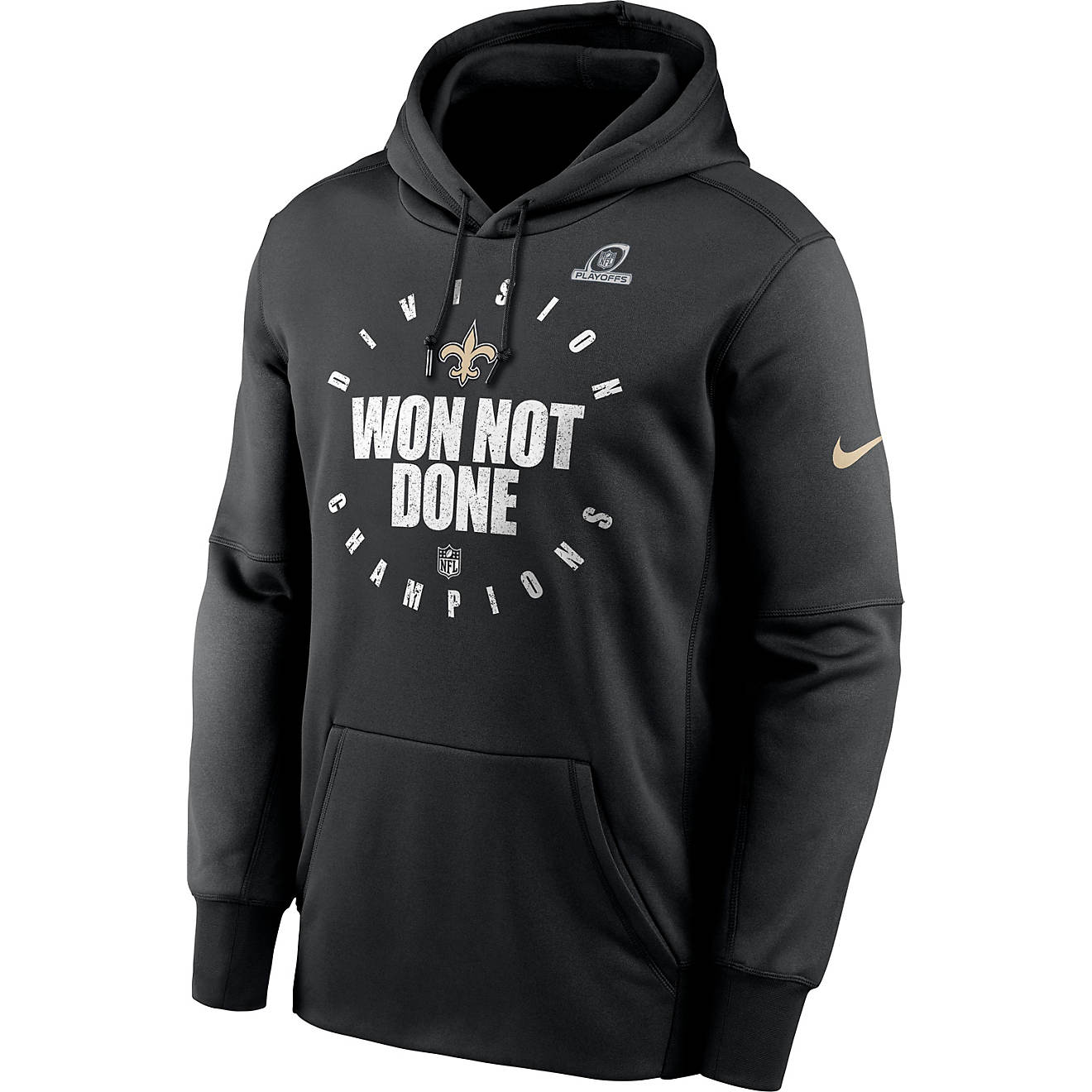 Nike Men's New Orleans Saints Division Champs Trophy Collection Pullover Hoodie                                                  - view number 1