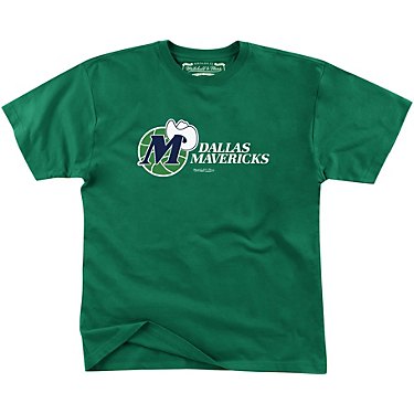 Mitchell & Ness Men's Dallas Mavericks Basic Retro Team Logo Short Sleeve T-shirt
