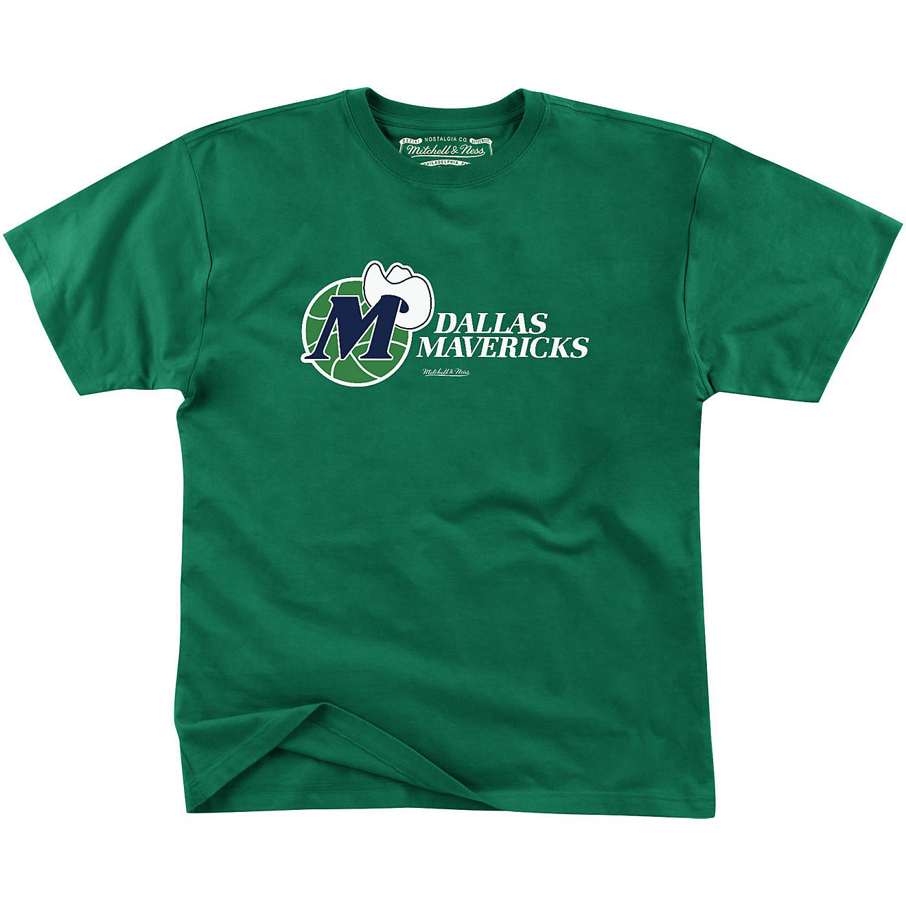 Mitchell & Ness Men's Dallas Mavericks Basic Retro Team Logo Short Sleeve T-shirt                                                - view number 1