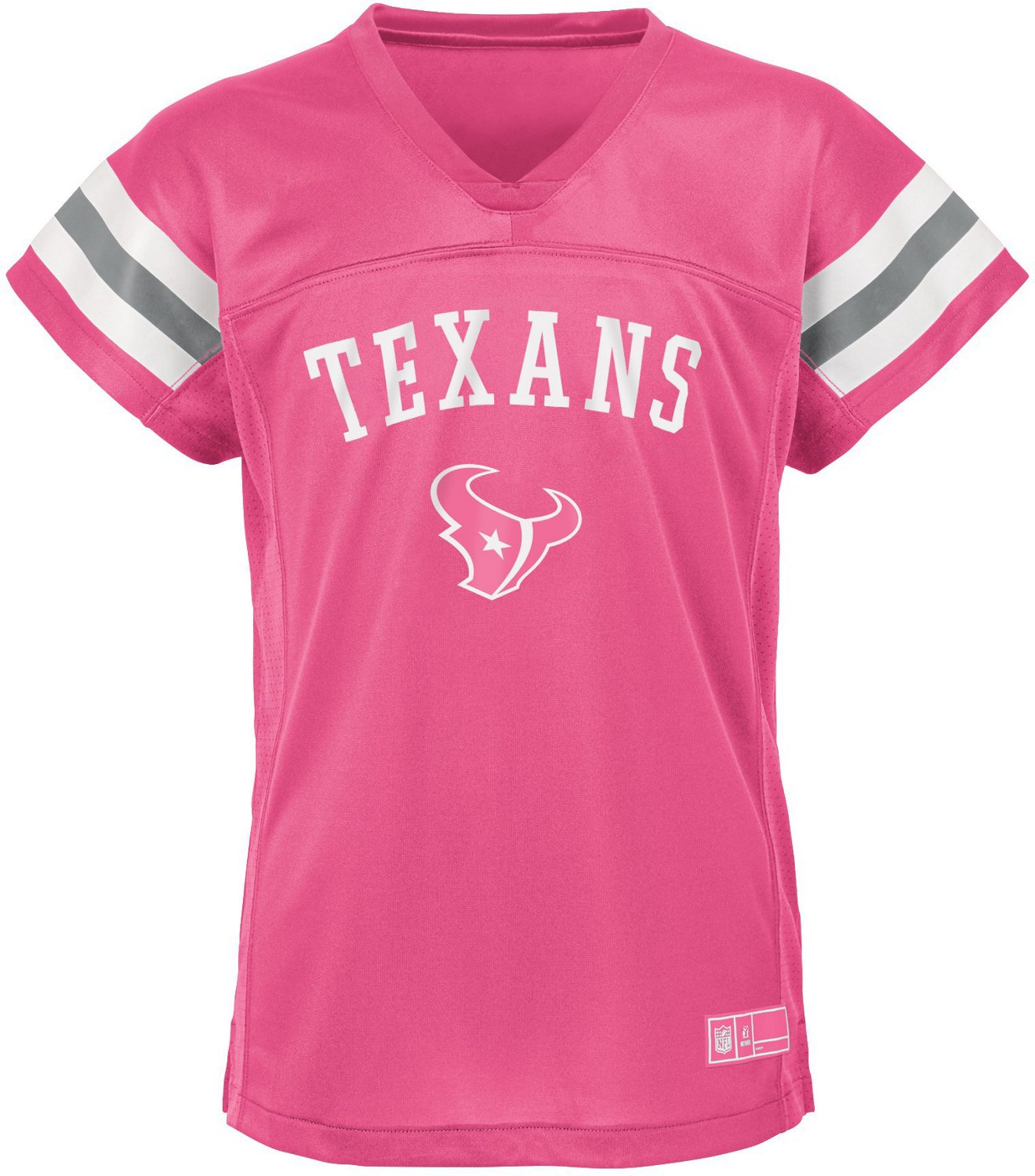 NFL Girls' Houston Texans Fashion Fan Gear Jersey | Academy