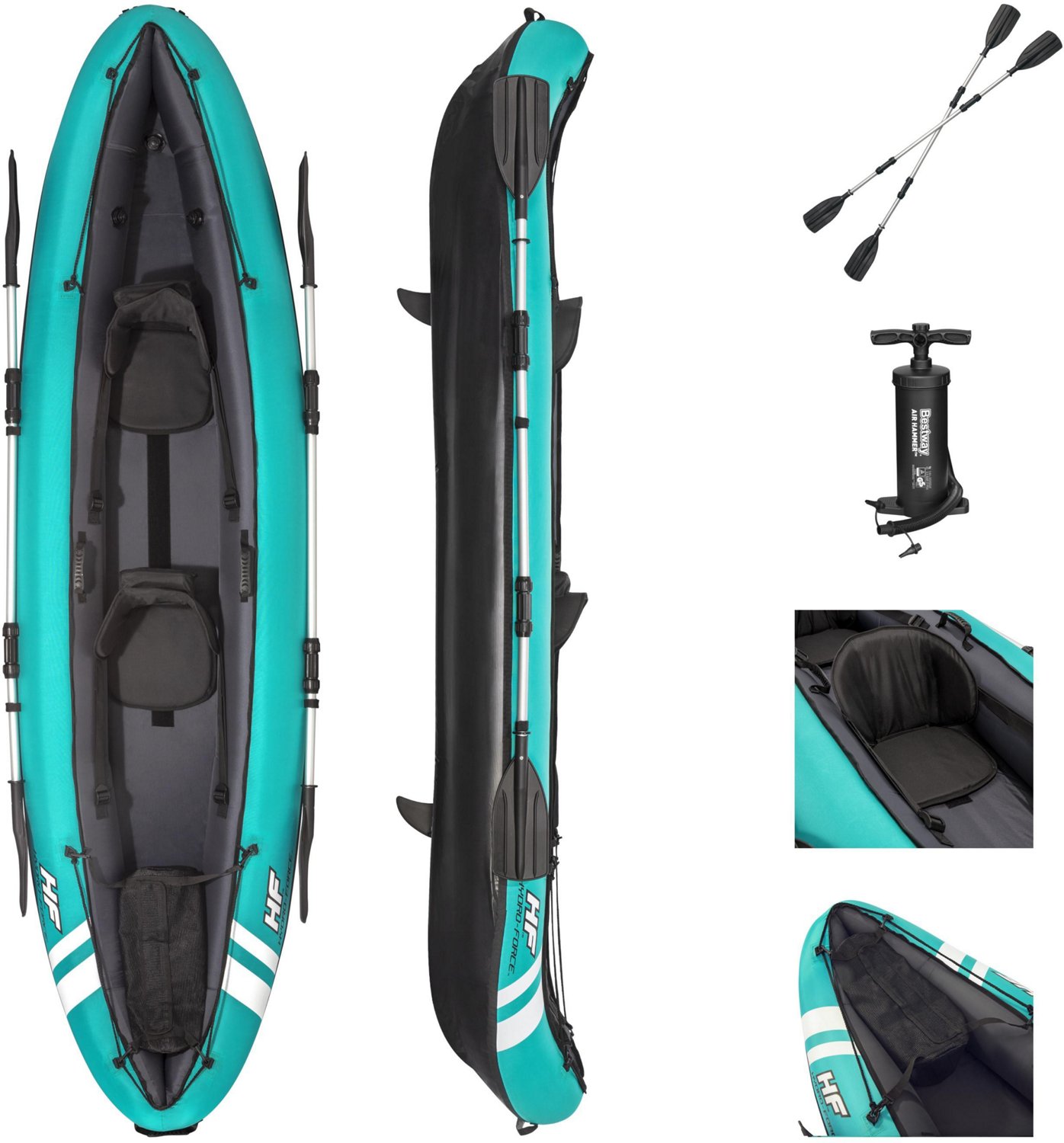 Bestway Hydro-Force Ventura X2 Inflatable Kayak | Academy