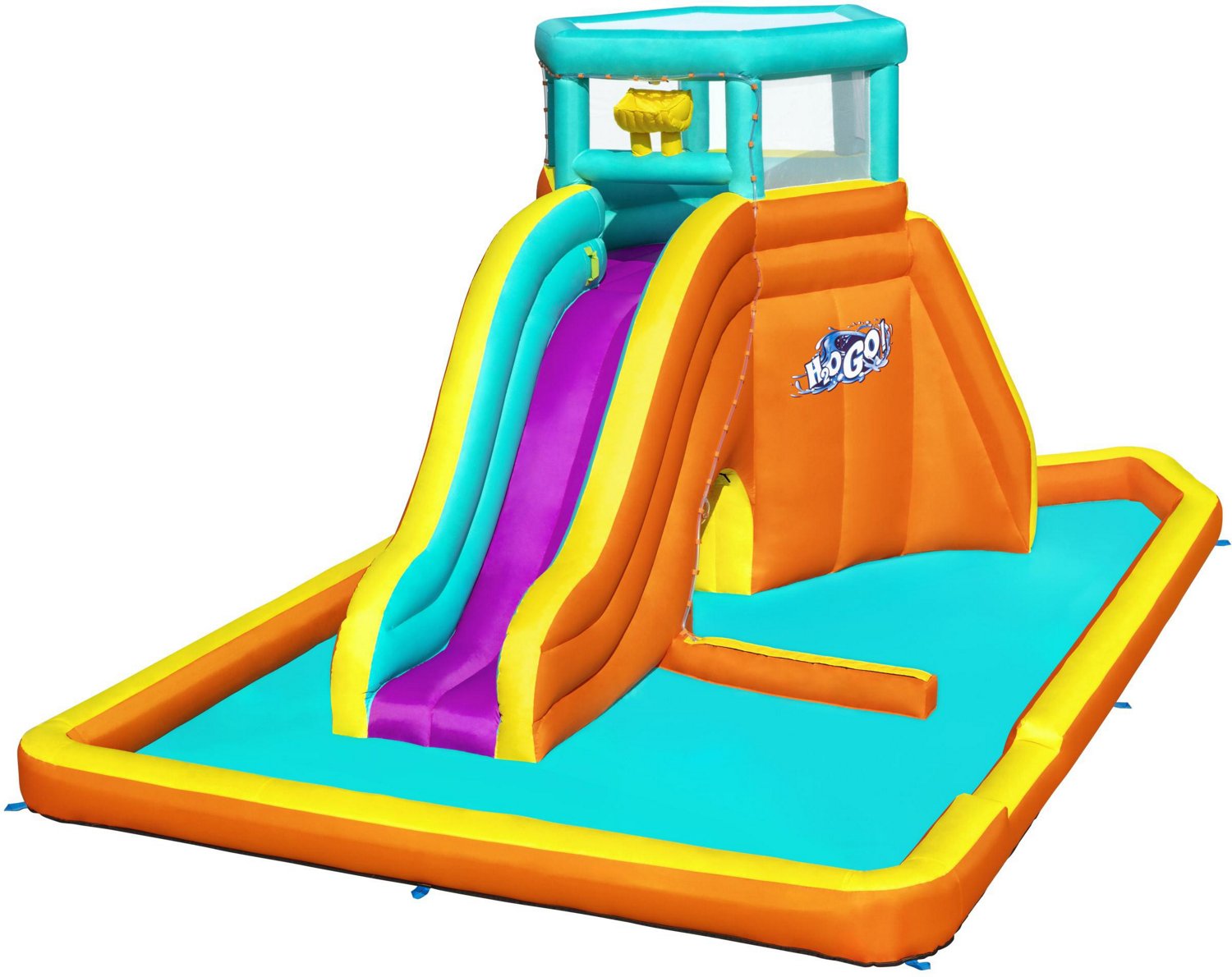 Bestway H2OGO! Outdoor Backyard Triple Splash Climb and Slide