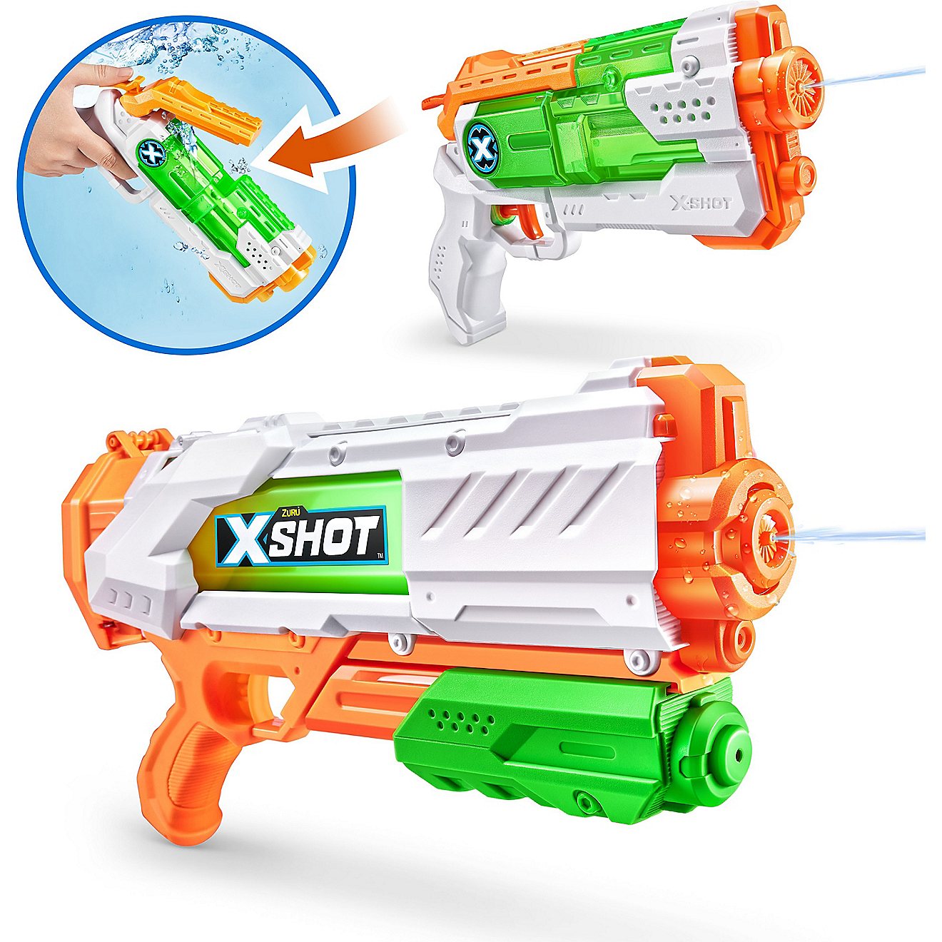 ZURU X-Shot Water Warfare Fast Fill Blaster Combo Pack                                                                           - view number 3