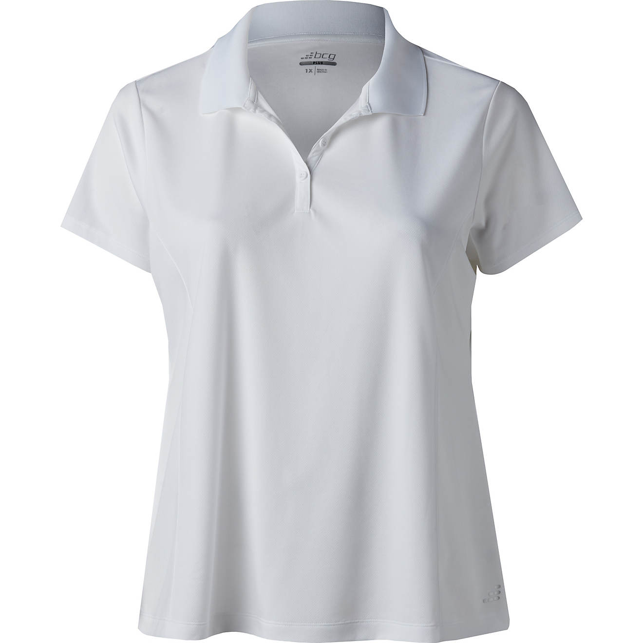BCG Women's Tennis Plus Size Polo Shirt                                                                                          - view number 1