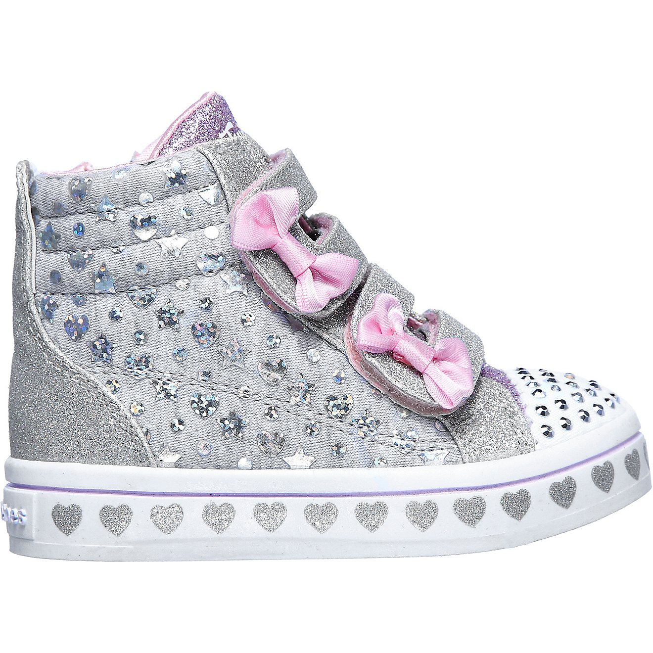 SKECHERS Toddler Girls' Twinkle Toes Twi-Lites Heather & Shine Shoes                                                             - view number 2