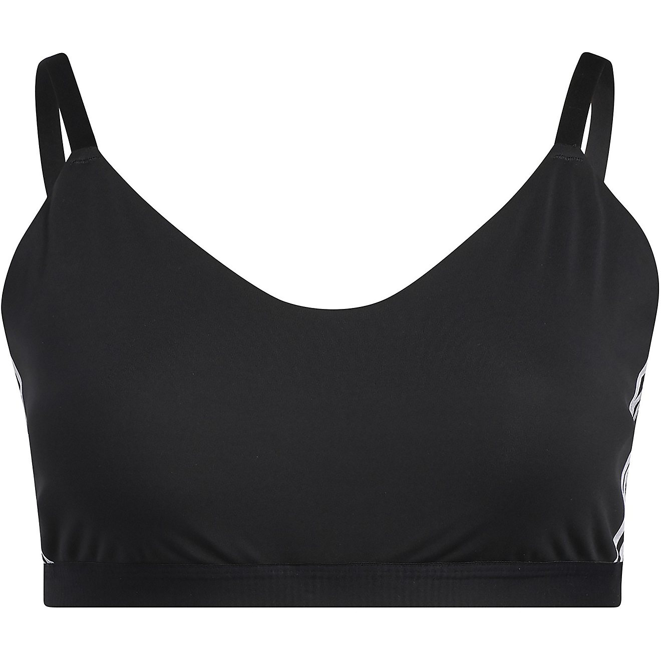 Adidas Women's Plus Size All Me 3-Stripes Low Support Sports Bra                                                                 - view number 7