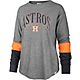 '47 Houston Astros Women's Status Brookdale Long Sleeve T-shirt                                                                  - view number 1 image