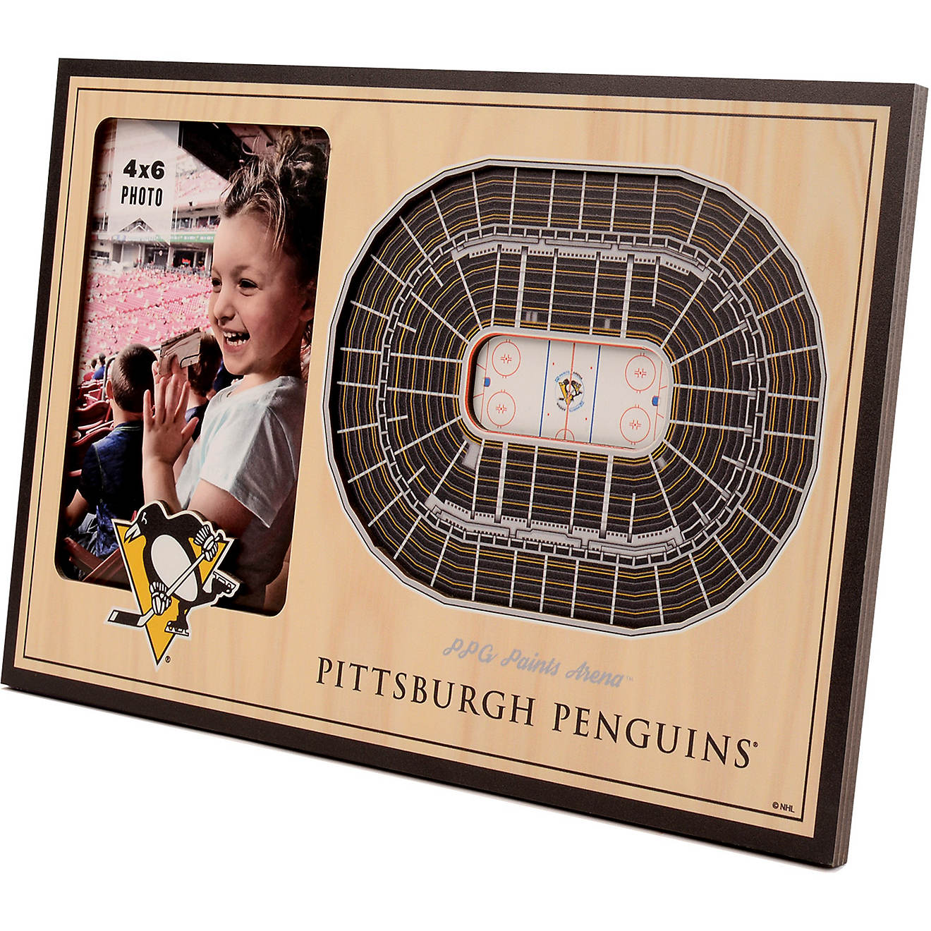 YouTheFan Pittsburgh Penguins 3D Stadium Views Picture Frame                                                                     - view number 1