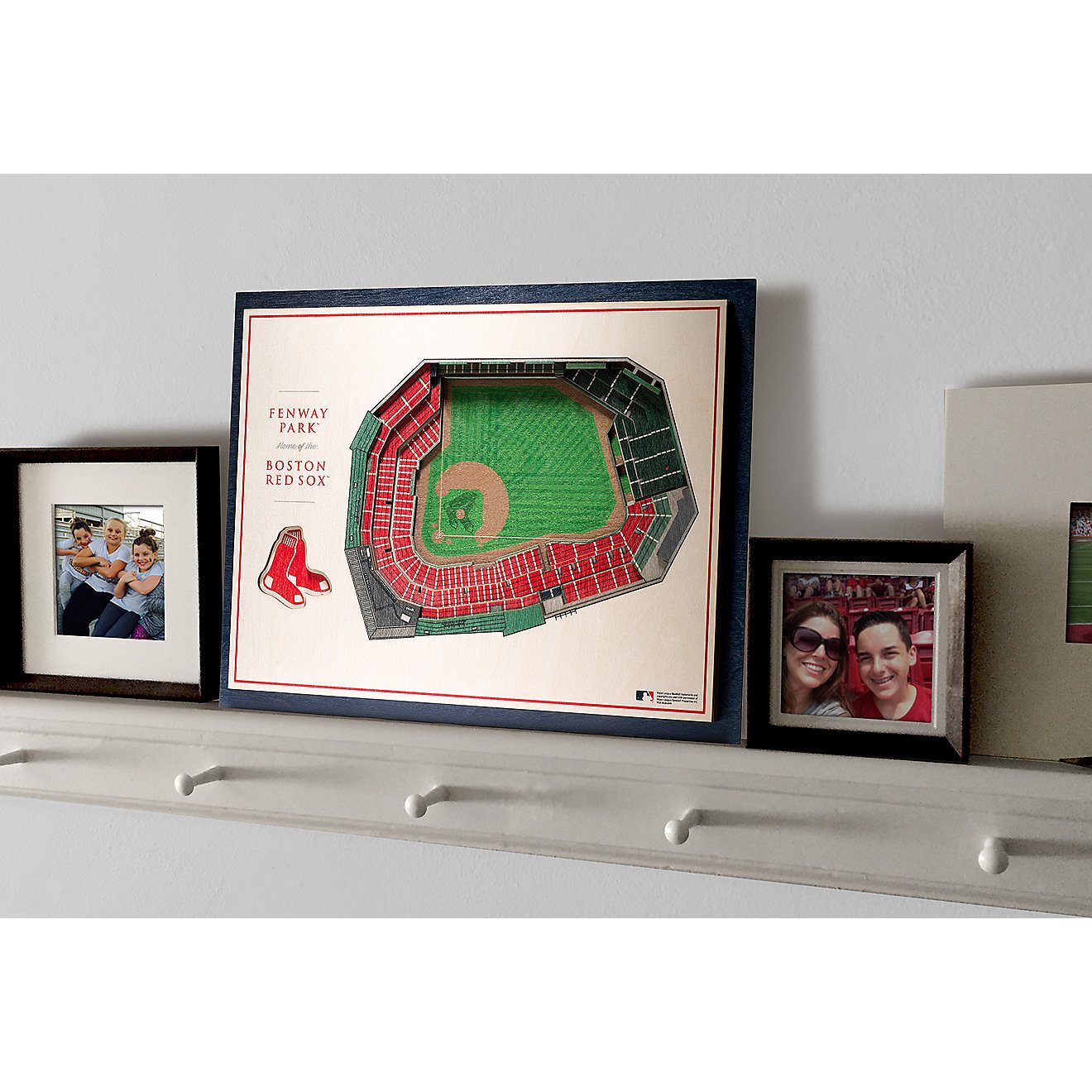 YouTheFan Boston Red Sox 5-Layer Stadium Views 3-D Wall Art                                                                      - view number 5
