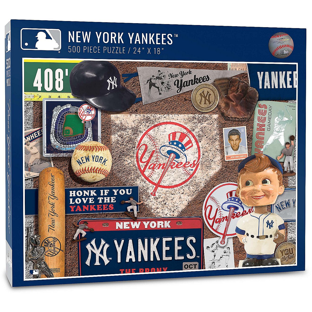 YouTheFan New York Yankees Retro Series 500-Piece Jigsaw Puzzle                                                                  - view number 1