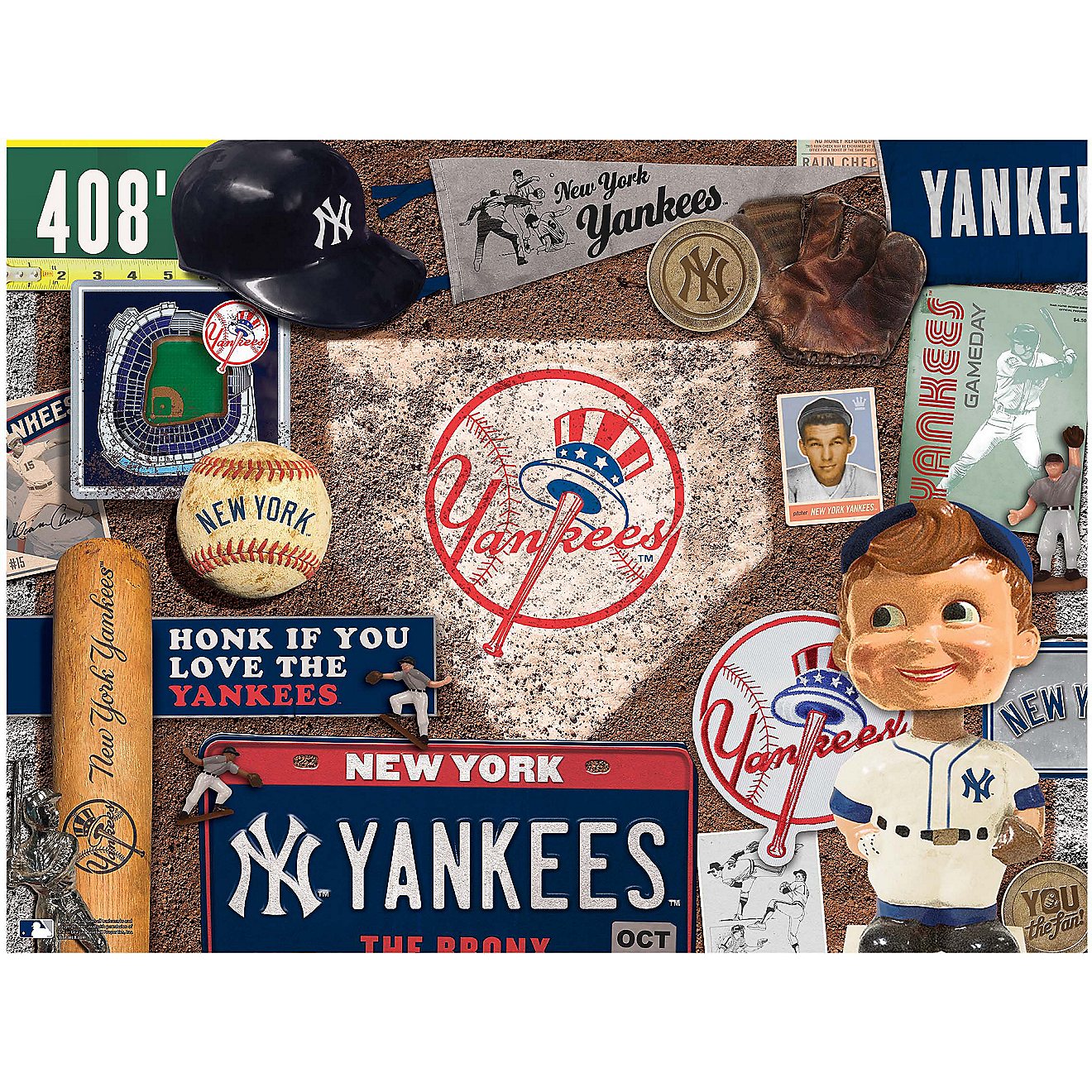YouTheFan New York Yankees Retro Series 500-Piece Jigsaw Puzzle                                                                  - view number 2