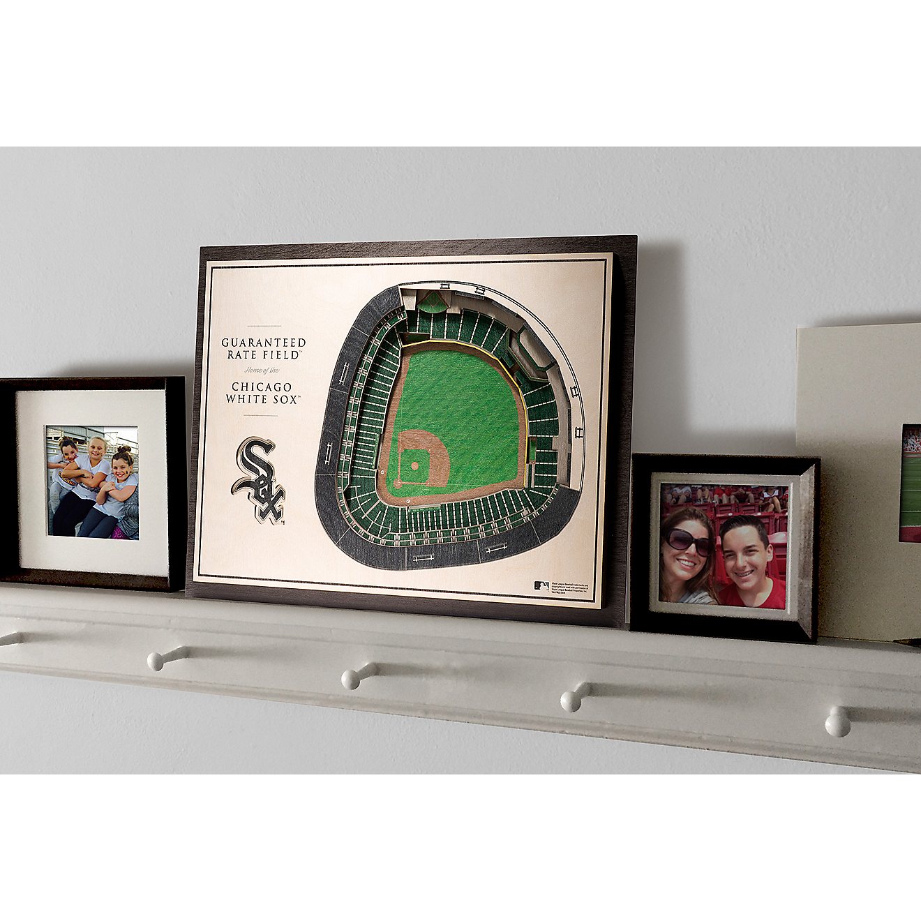 YouTheFan Chicago White Sox 5-Layer Stadium Views 3-D Wall Art                                                                   - view number 5