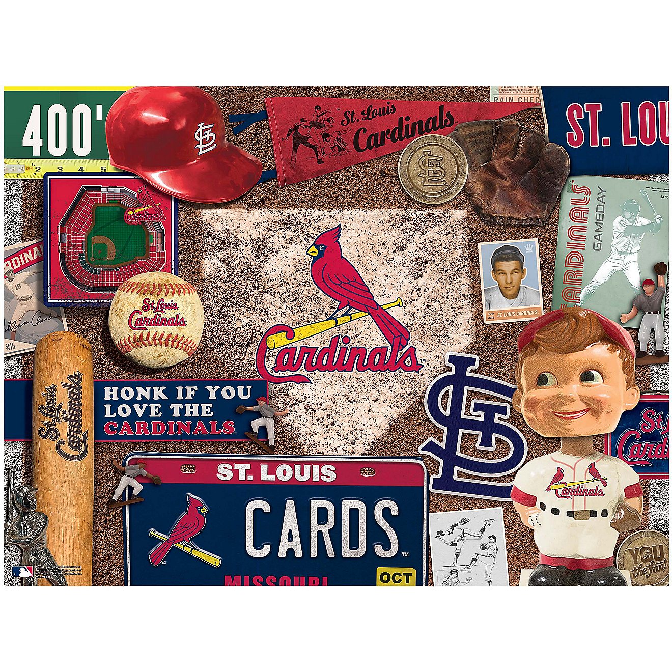 YouTheFan St. Louis Cardinals Retro Series 500-Piece Puzzle                                                                      - view number 2
