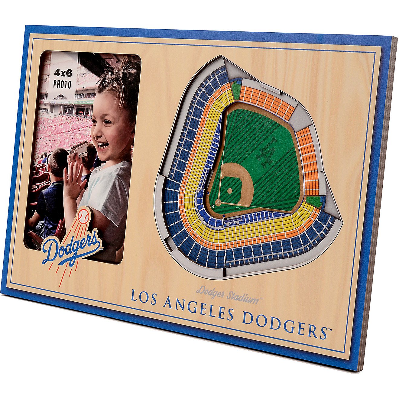 YouTheFan Los Angeles Dodgers 3D Stadium Views Picture Frame                                                                     - view number 1