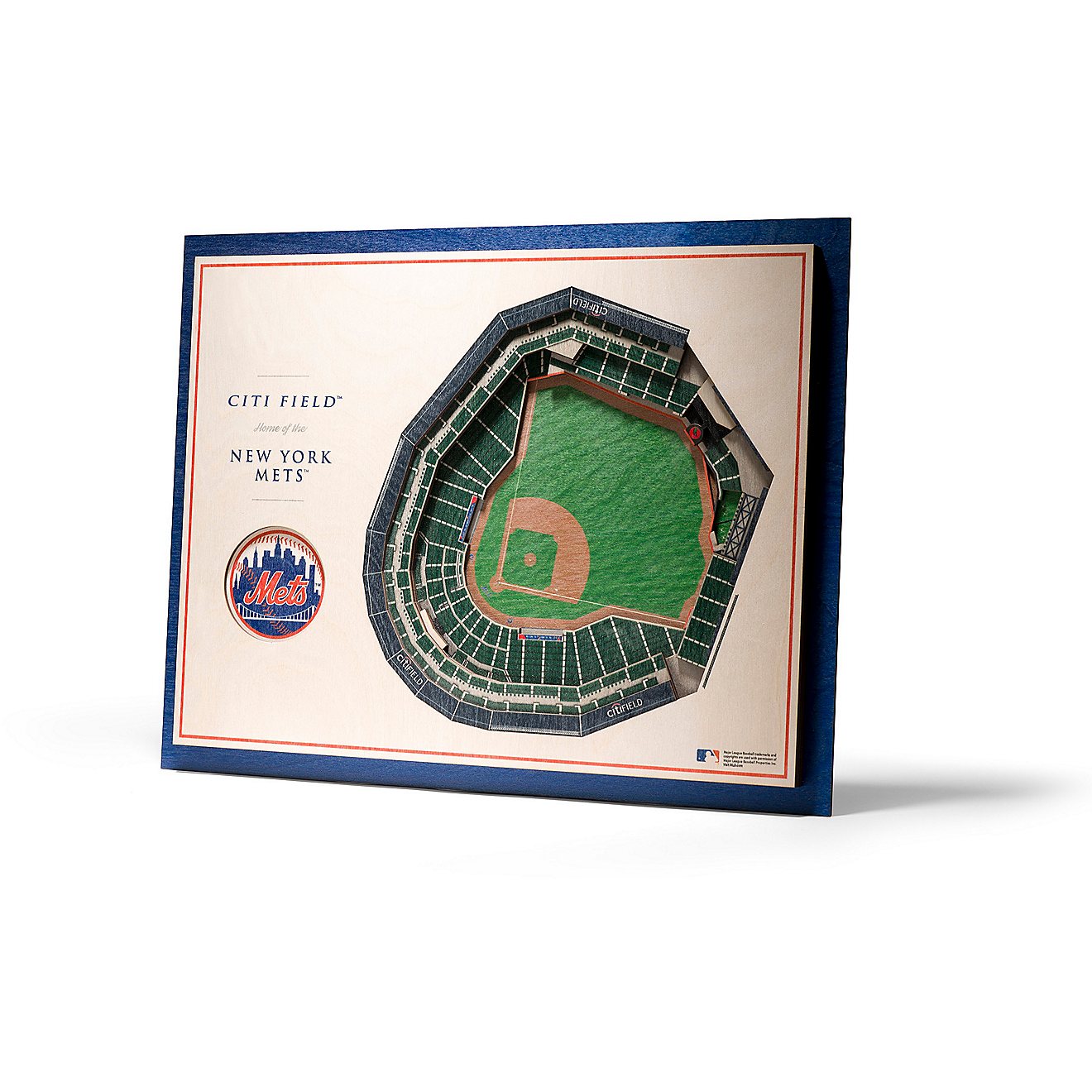 YouTheFan New York Mets 5-Layer StadiumViews 3-D Wall Art                                                                        - view number 1