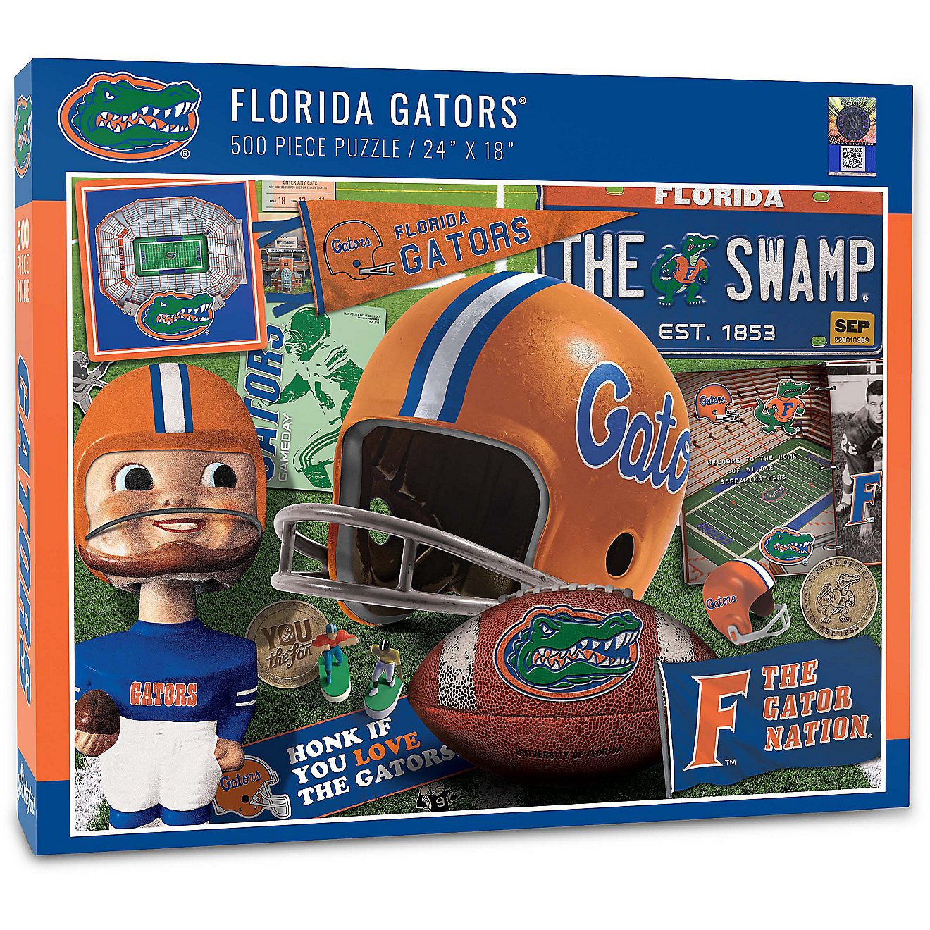 YouTheFan University of Florida Retro Series 500-Piece Puzzle                                                                    - view number 1