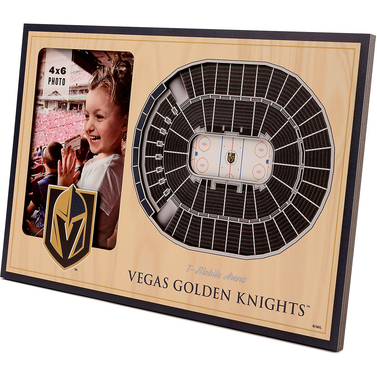 YouTheFan Vegas Golden Knights 3D Stadium Views Picture Frame                                                                    - view number 1