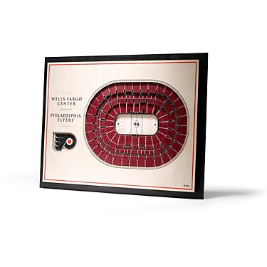 YouTheFan Philadelphia Flyers 5-Layer StadiumViews 3-D Wall Art