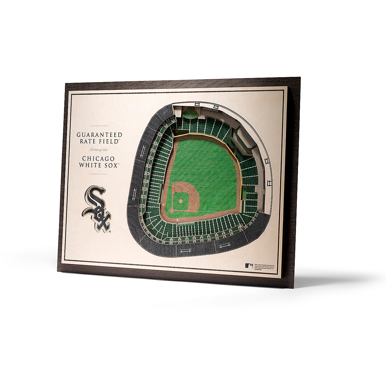 YouTheFan Chicago White Sox 5-Layer Stadium Views 3-D Wall Art                                                                   - view number 1