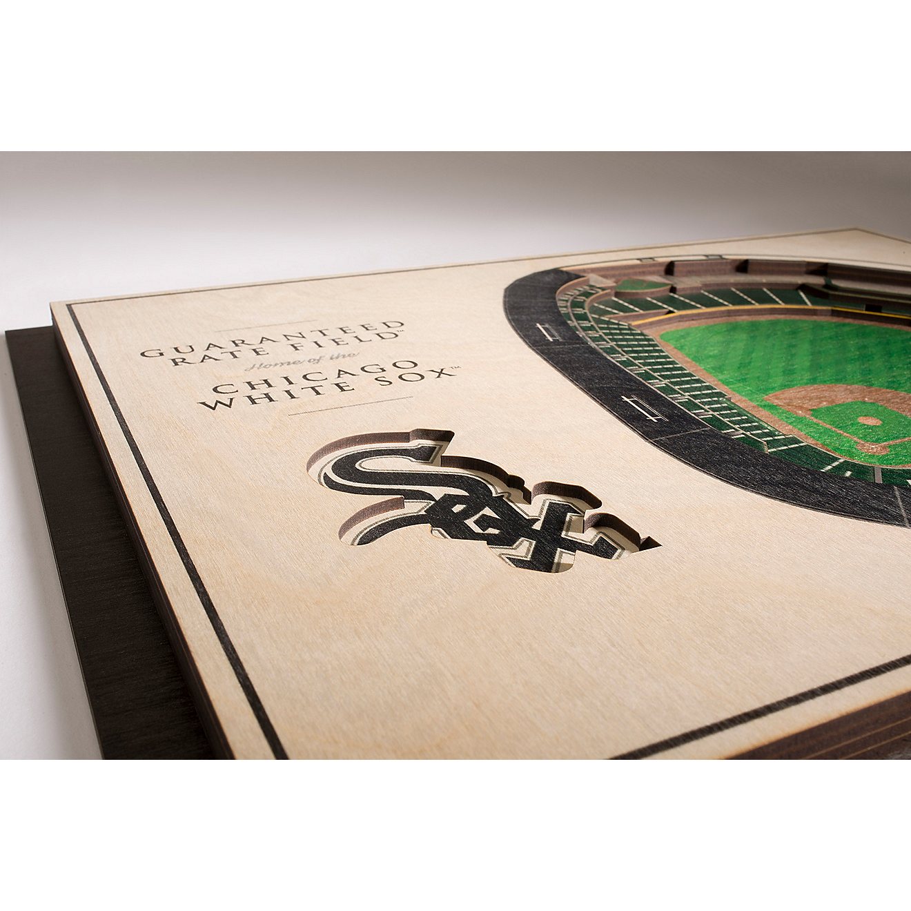 YouTheFan Chicago White Sox 5-Layer Stadium Views 3-D Wall Art                                                                   - view number 2