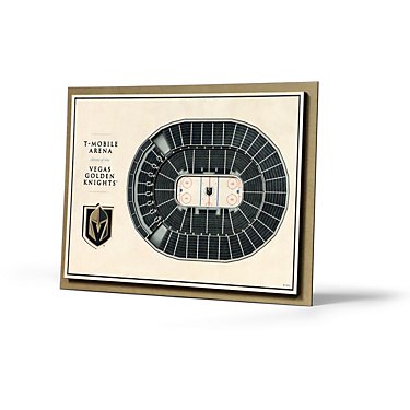 YouTheFan Vegas Golden Knights 5-Layer StadiumViews 3-D Wall Art