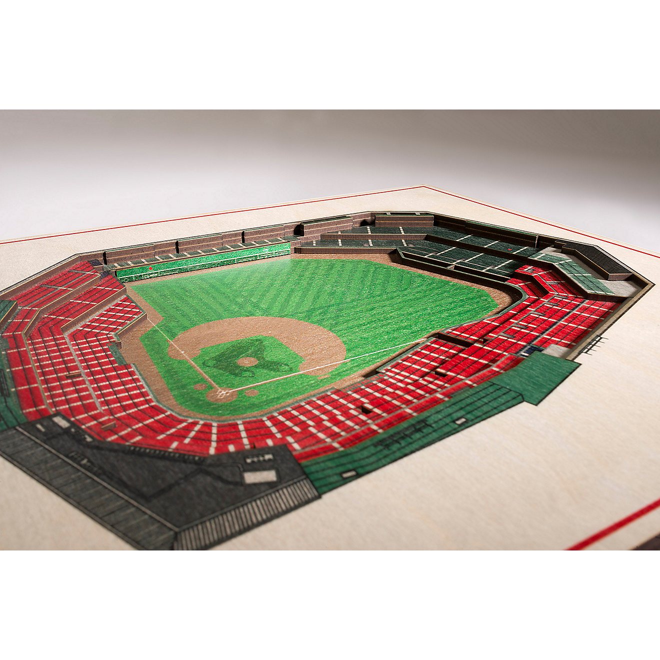 YouTheFan Boston Red Sox 5-Layer Stadium Views 3-D Wall Art                                                                      - view number 3