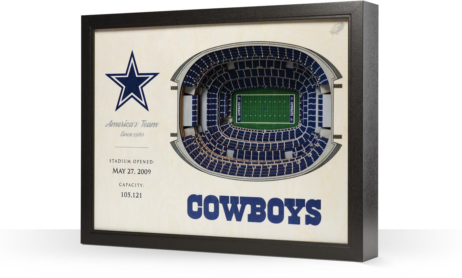 YouTheFan Dallas Cowboys AT&T Stadium 3-D Stadium Banner | Academy