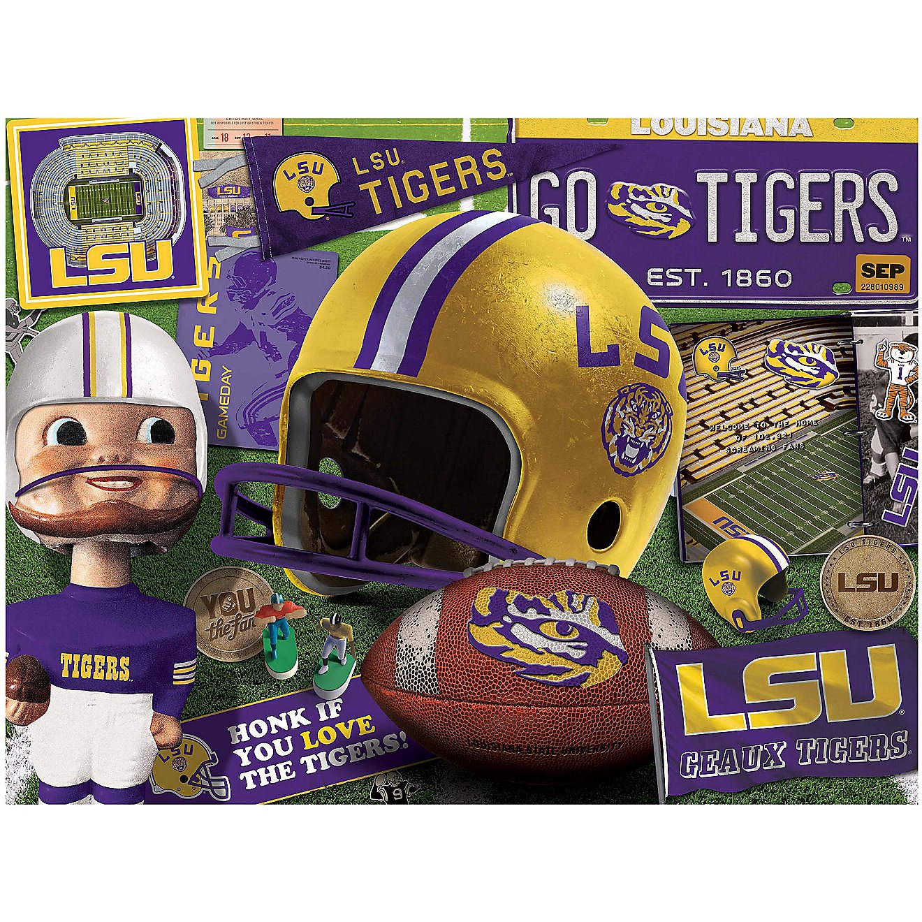YouTheFan Louisiana State University Retro Series 500-Piece Puzzle                                                               - view number 2