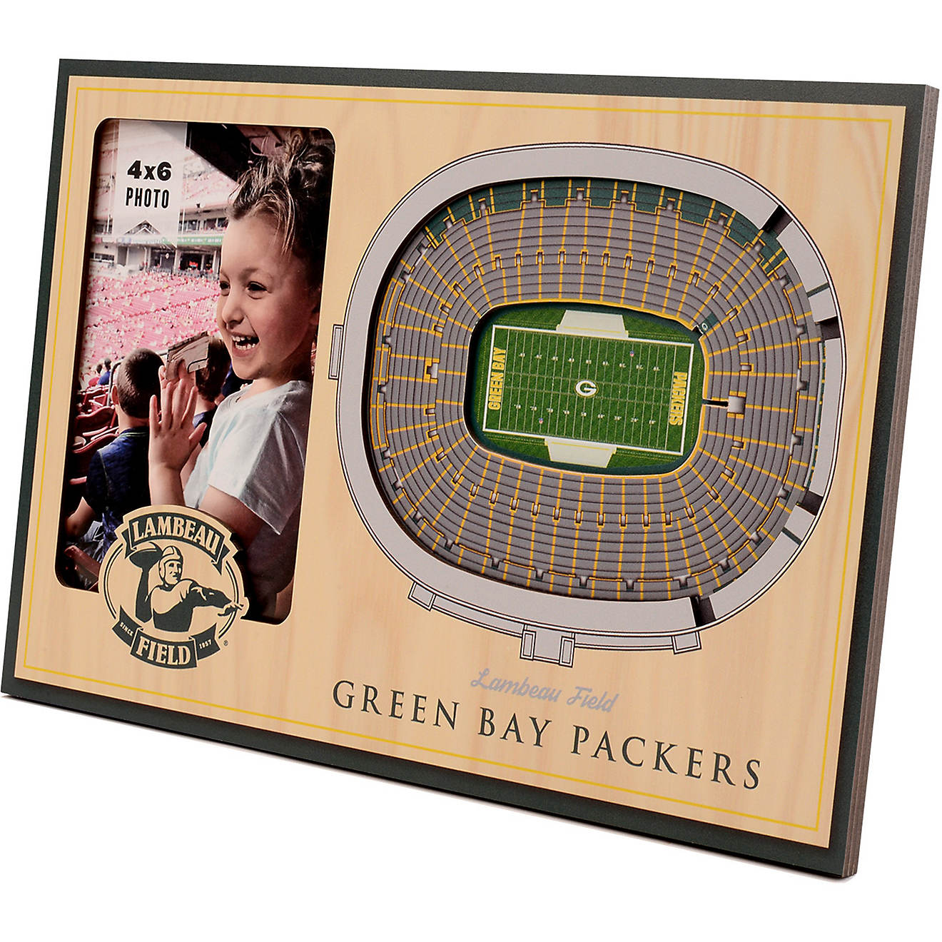 YouTheFan Green Bay Packers 3-D StadiumViews Picture Frame                                                                       - view number 1