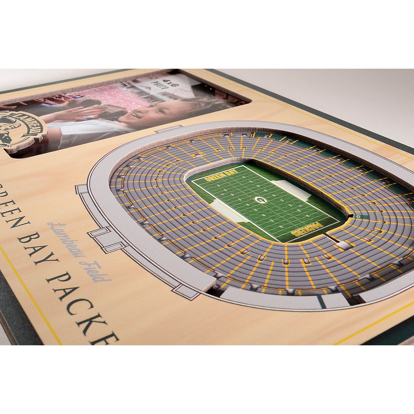 YouTheFan Green Bay Packers 3-D StadiumViews Picture Frame                                                                       - view number 4