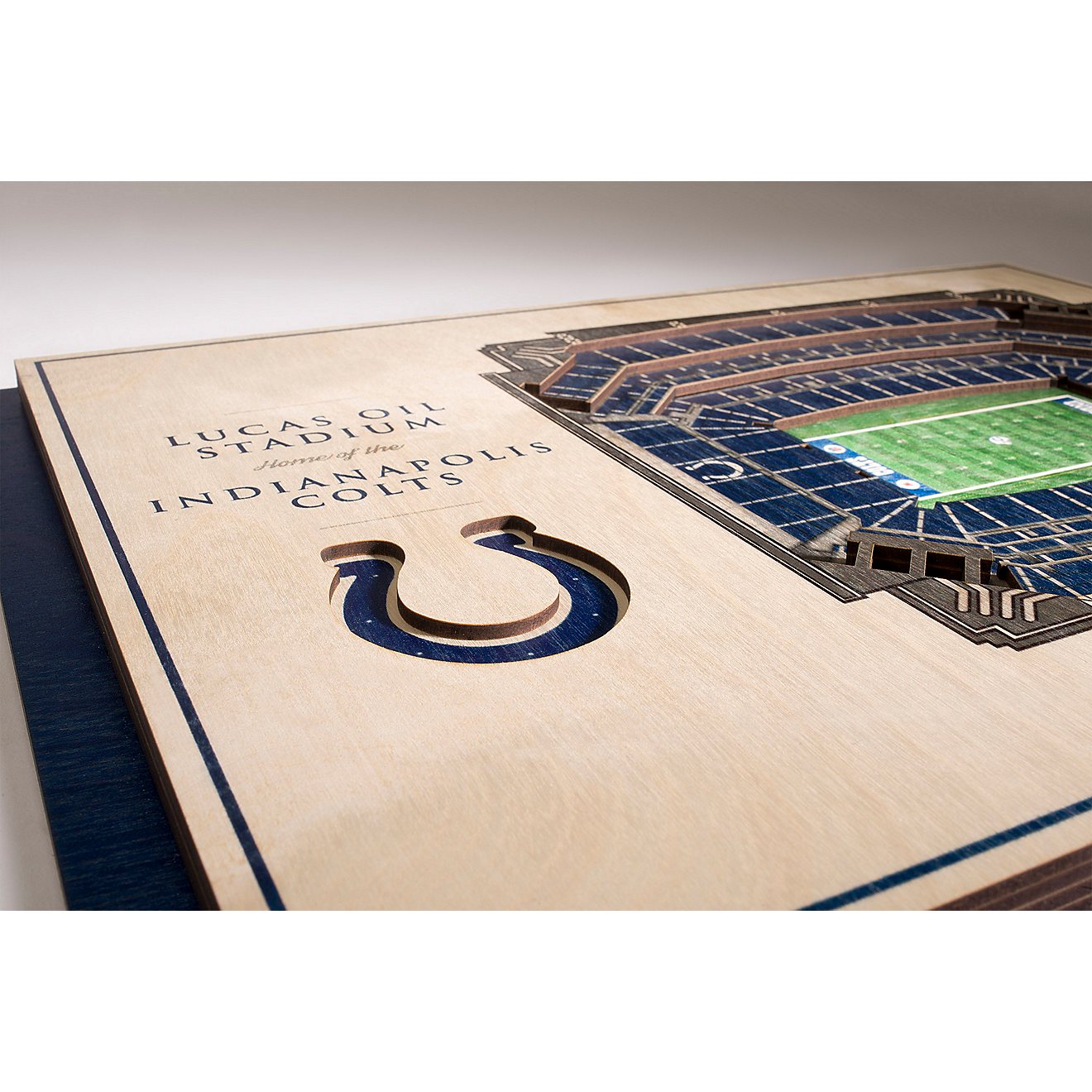 YouTheFan Indianapolis Colts 5-Layer StadiumViews 3-D Wall Art                                                                   - view number 2