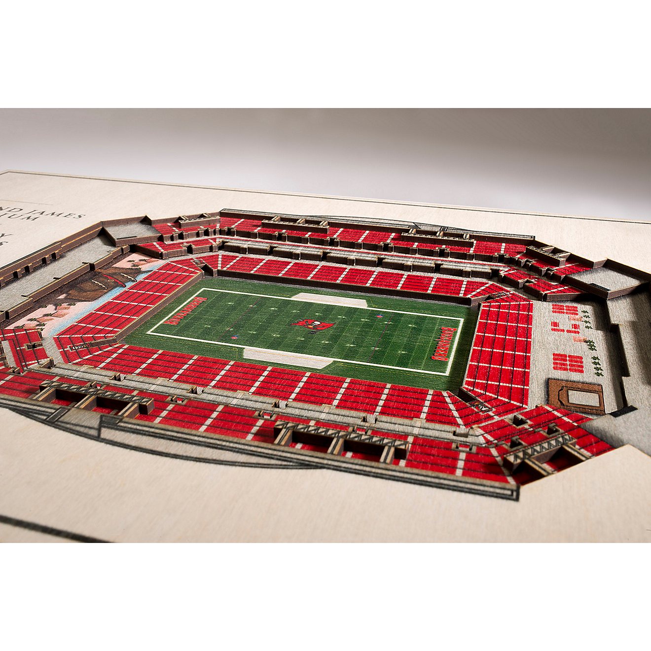 YouTheFan Tampa Bay Buccaneers 5-Layer StadiumViews 3-D Wall Art                                                                 - view number 3