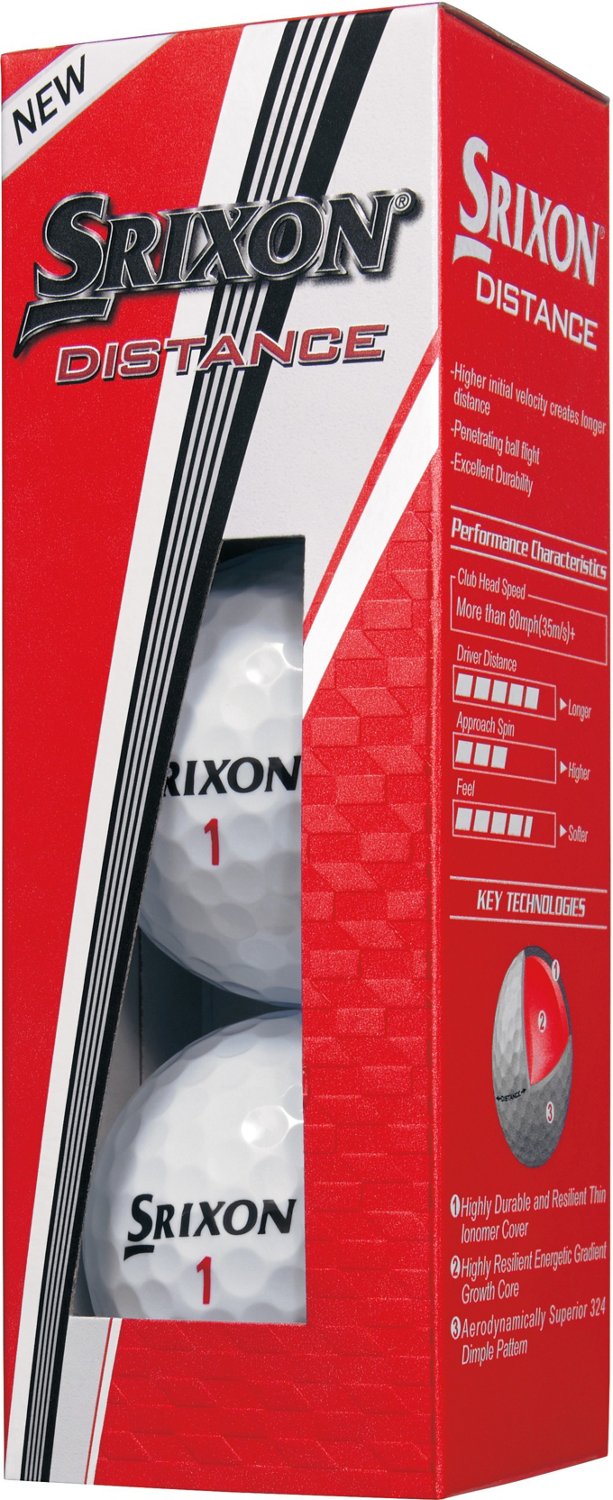 SRIXON Distance Golf Balls 12Pack Academy