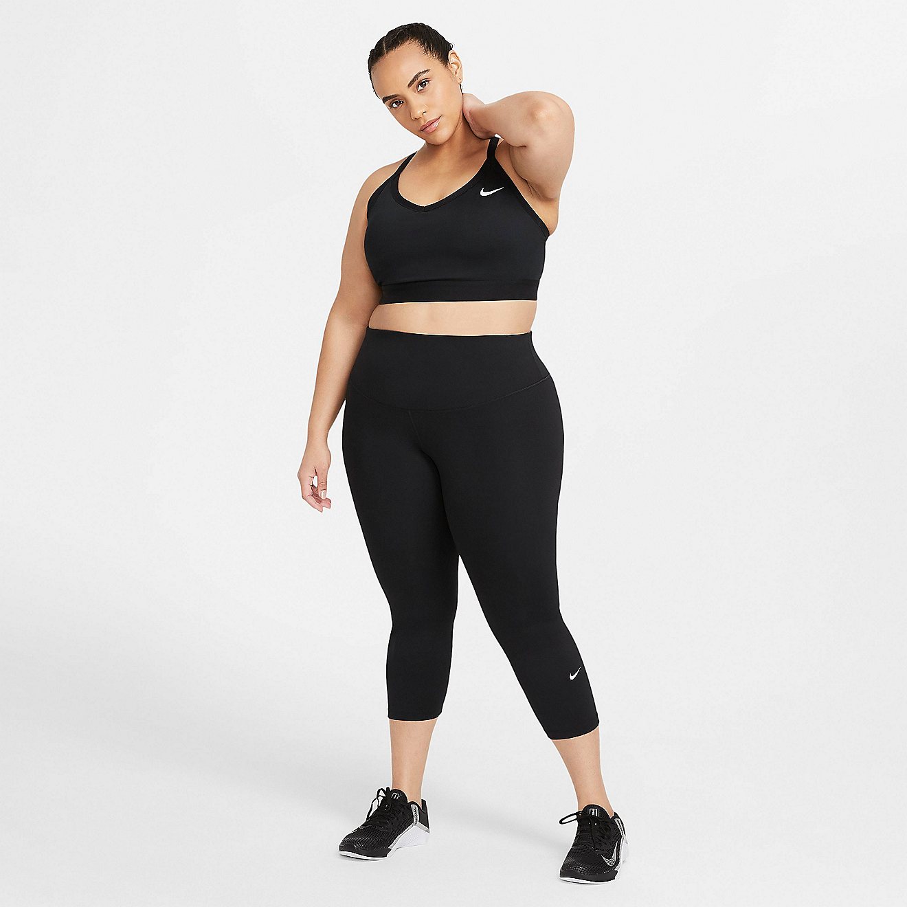 Nike Women's One Cropped 2.0 Plus Size Tights                                                                                    - view number 7