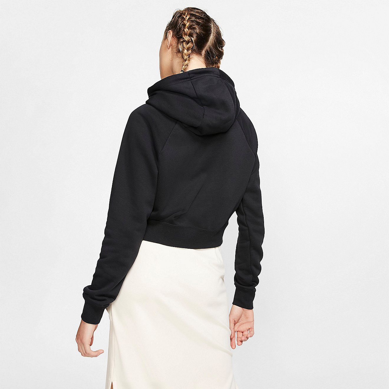 Nike Women's Sportswear Essentials Cropped Pullover Hoodie                                                                       - view number 2