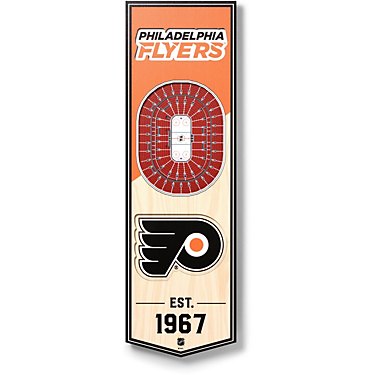 YouTheFan Philadelphia Flyers 6" x 19" 3-D Stadium Banner