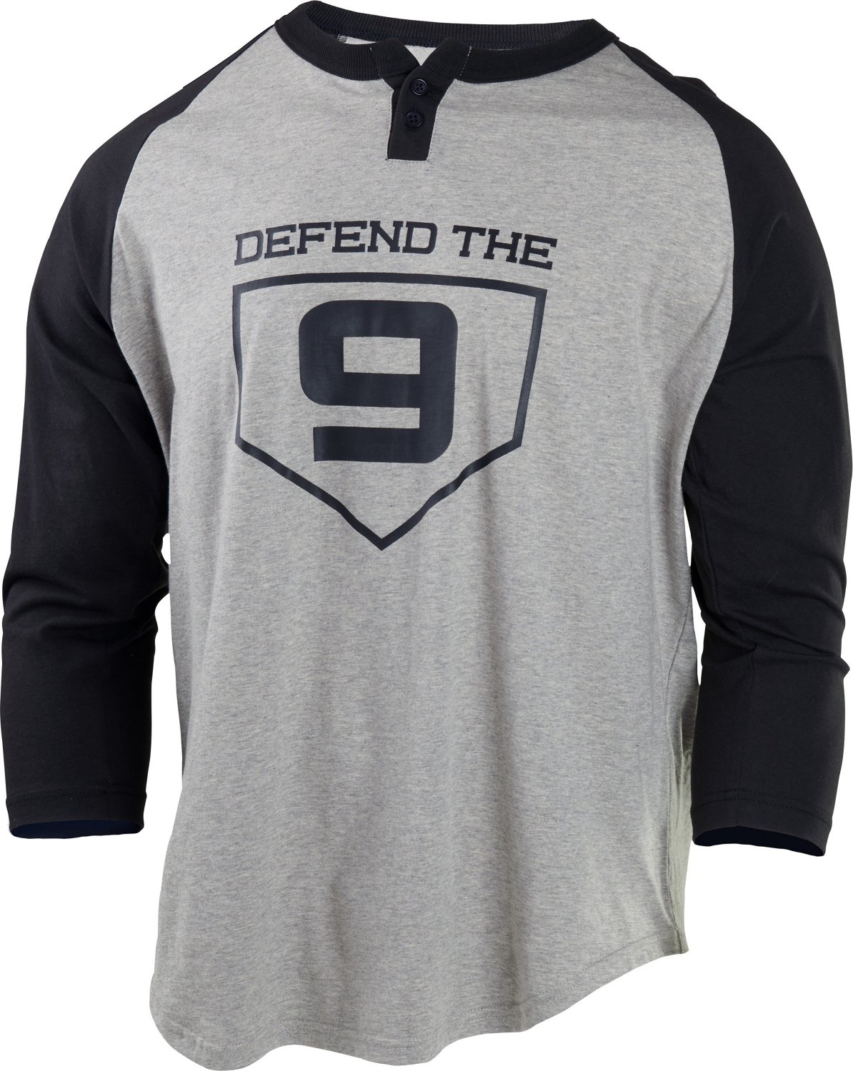 Rawlings Boys' Henley 3/4 Sleeve Graphic Tshirt Academy