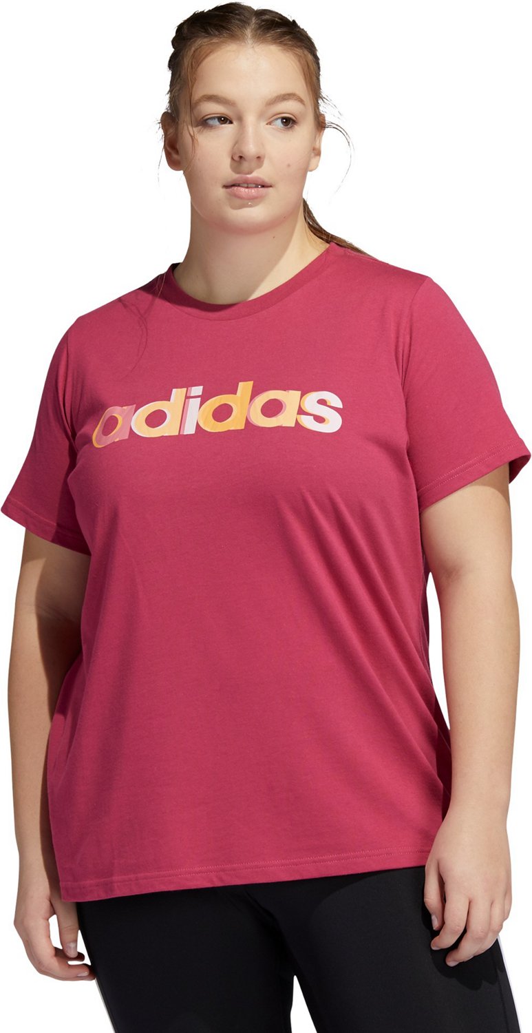 plus size adidas top