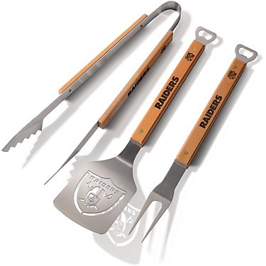 YouTheFan Oakland Raiders Classic 3-Piece BBQ Set