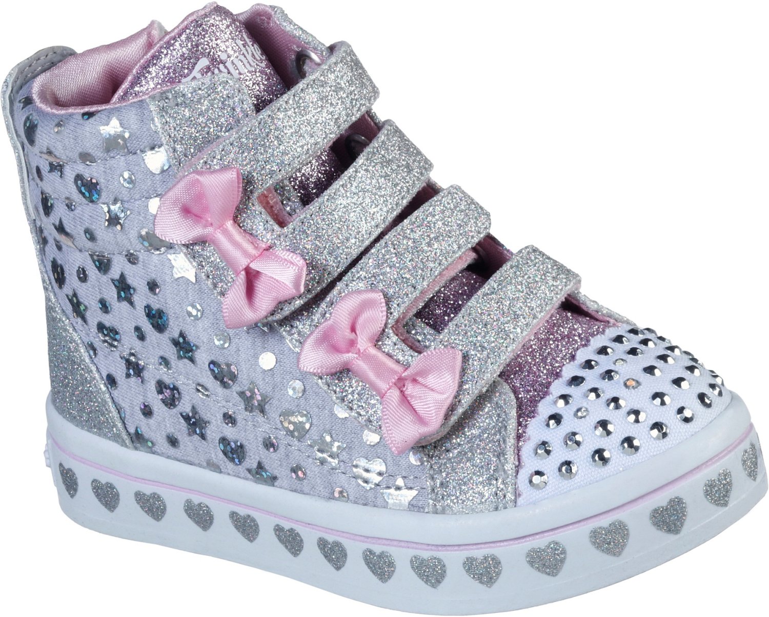 prioritet Åh gud lommeregner SKECHERS Toddler Girls' Twinkle Toes Twi-Lites Heather & Shine Shoes |  Academy