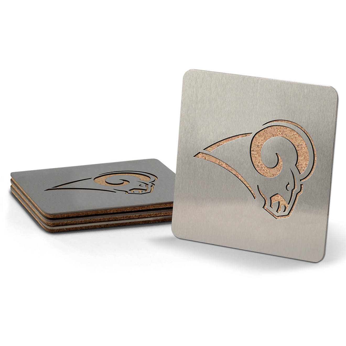 YouTheFan Los Angeles Rams 4-Piece Coaster Set                                                                                   - view number 1