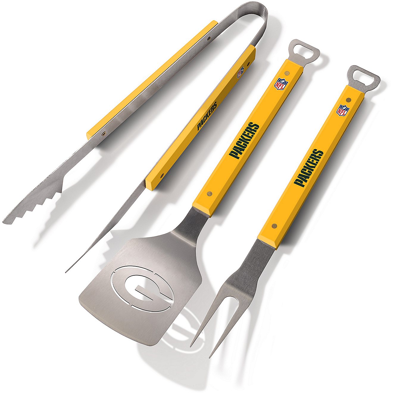 YouTheFan Green Bay Packers Spirit 3-Piece BBQ Set                                                                               - view number 1