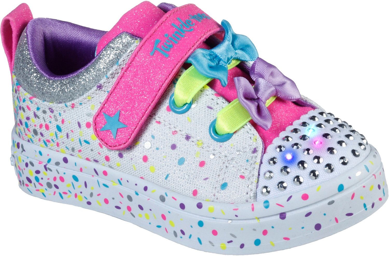 SKECHERS Toddler Girls' Twi-Lites Confetti Princess Shoes | Academy