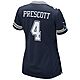 Nike Women's Dallas Cowboys Dak Prescott 4 Game Jersey                                                                           - view number 1 image