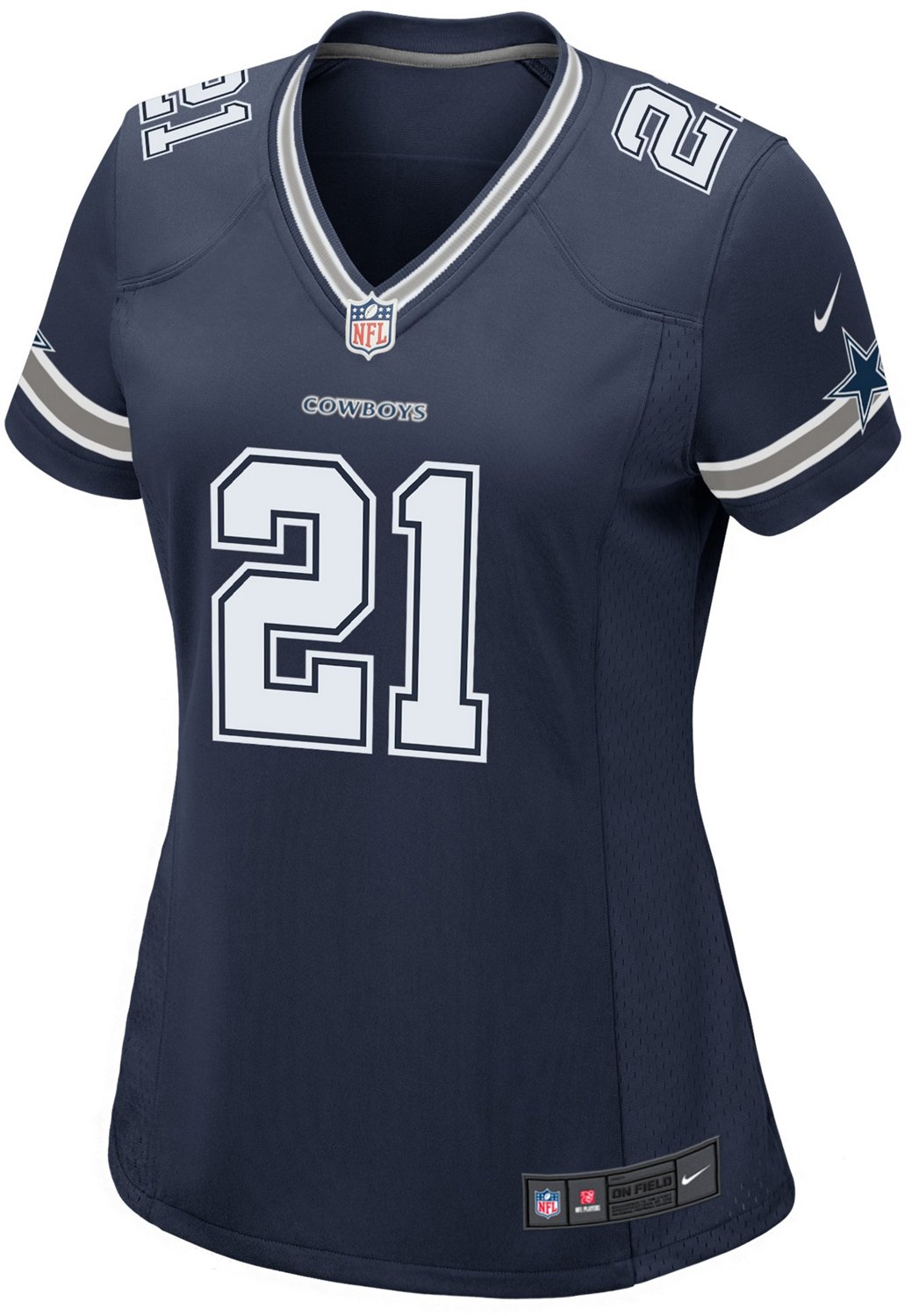 Nike Women's Dallas Cowboys Ezekiel Elliott 21 Game Jersey Academy