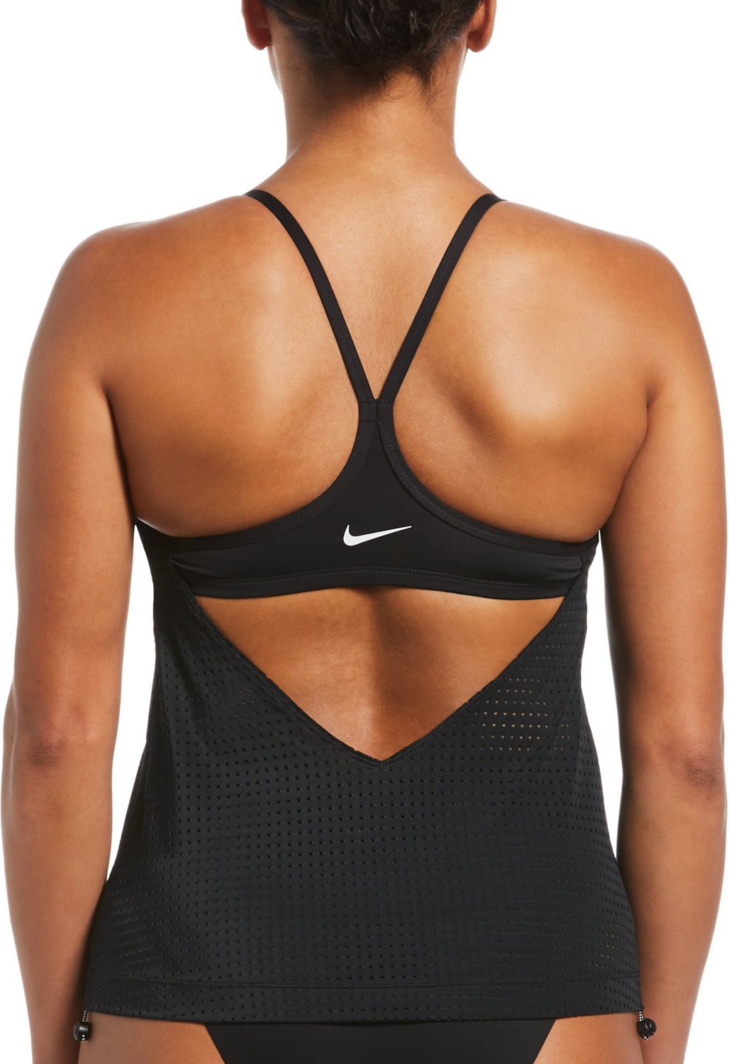 Nike Women's Essential Layered Tankini Swim Top Academy